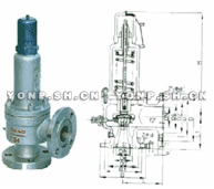 A42Y-64/100C/P/R 彈簧全啟式安全閥