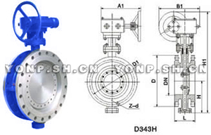 D343H法蘭不銹鋼蝶閥