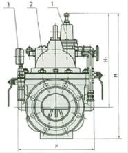 200X 減壓閥外形尺寸圖1