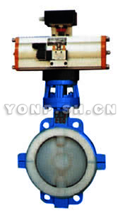 DA671型對夾連接氣動中線蝶閥