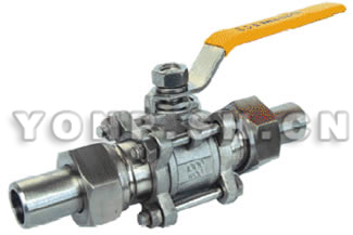 Q61F三片式活接浮動球閥