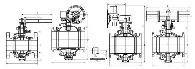 API鑄鋼固定球閥
