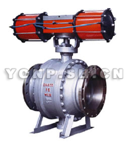 Q647H氣動硬密封固定球閥