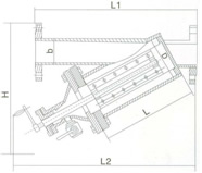 手搖刷式過濾器結(jié)構(gòu)圖