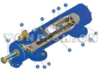 吸吮式自清洗過濾器結構圖1