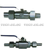 Q21SA外螺紋焊接球閥