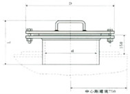 GRK型罐壁人孔結(jié)構(gòu)圖