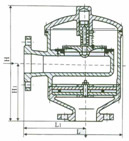 HXF8型帶接管阻火吸入閥 DN50-250