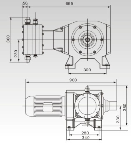 YPY-D液壓隔膜式計量泵結(jié)構(gòu)圖