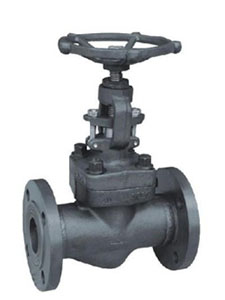 J41H/J41Y/J41W型鍛鋼法蘭截止閥結(jié)構(gòu)圖