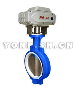 電動(dòng)襯氟流量調(diào)節(jié)蝶閥