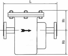 U型籃式過濾器結(jié)構(gòu)圖