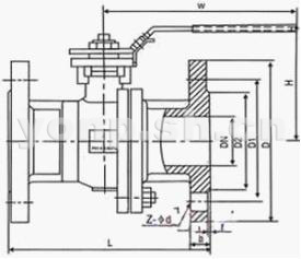 美標(biāo)法蘭浮動(dòng)球閥