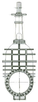 MZ44W-1.5,2（4）城市煤氣快速啟閉明桿閘閥外形尺寸圖1