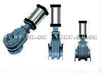 PGZ43CY雙閘氣鎖明桿出料閘閥Ｃ型