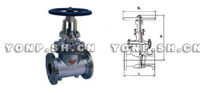 B41H/W保溫明桿閘閥