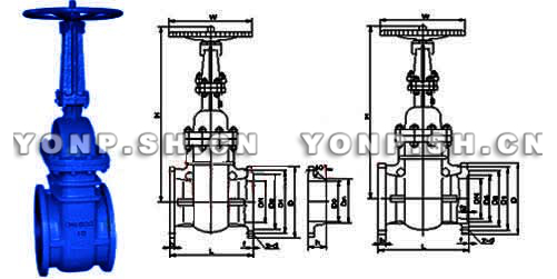 NKZ41/4H/NKZ941/4H真空隔離明桿閘閥