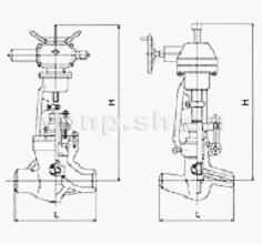 電動自緊密封截止閥