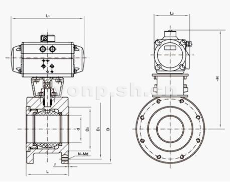  ?Q671F氣動(dòng)薄型球閥