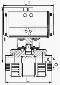 氣動(dòng)UPVC球閥