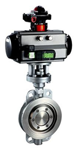 氣動(dòng)對(duì)夾式三偏心蝶閥