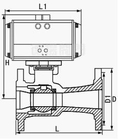  Q641M/PPL氣動高溫球閥