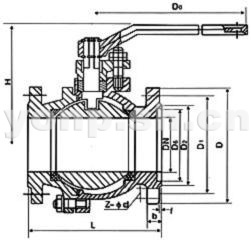 美標/日標 金屬硬密封浮動球閥