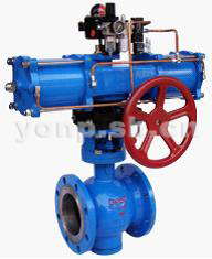 氣動偏心半球閥