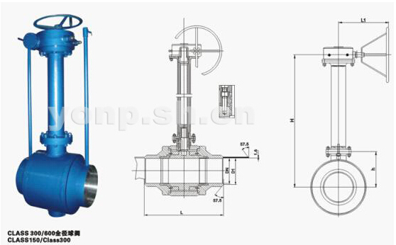 直埋式全焊接球閥