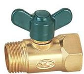 （蝶柄式）內(nèi)外牙銅球閥