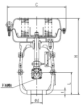 HA系列多彈簧氣動(dòng)薄膜執(zhí)行器