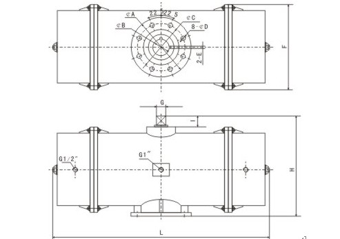 OGT大規(guī)格氣動(dòng)執(zhí)行器