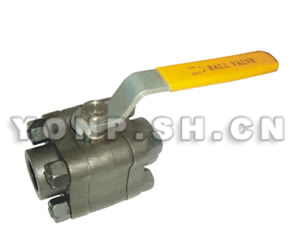 Q11H三片式鍛鋼球閥