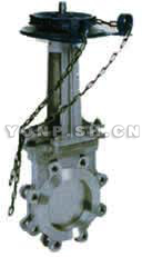 PZL43X/H/F-6/10/16鏈輪對夾式刀閘閥 