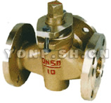 X44W-1.0T三通全銅旋塞閥