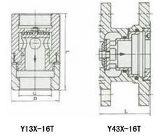 銅比例式減壓閥外形尺寸圖