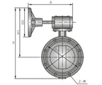 D341X/F/J/H/S法蘭式襯膠軟密封蝶閥 縮略圖