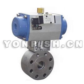 氣動對夾式鈦球閥