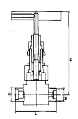 J61TC/J23TC/J21W陶瓷高性能控制閥結(jié)構(gòu)圖