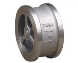 H72對夾升降式止回閥外形尺寸圖