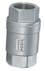 H12H-40 H12H-160 內(nèi)螺紋立式止回閥、承插焊立式止回閥外形尺寸圖