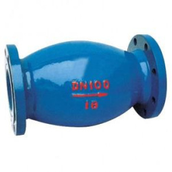 HQ44X單球微阻球形止回閥外形尺寸圖