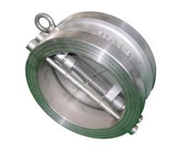 凸耳對夾雙瓣旋啟式止回閥外形尺寸圖