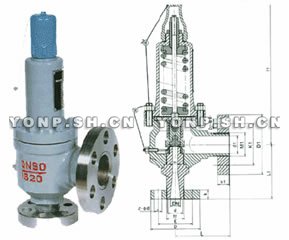 A42Y-160/320C/P/R彈簧全啟蒸汽高壓安全閥