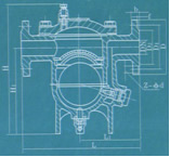 CS1/41H自由浮球式蒸汽疏水閥外形尺寸圖